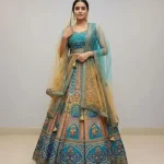 Banarasi Lehenga Choli Set – Fully Stitched (Multicolour)
